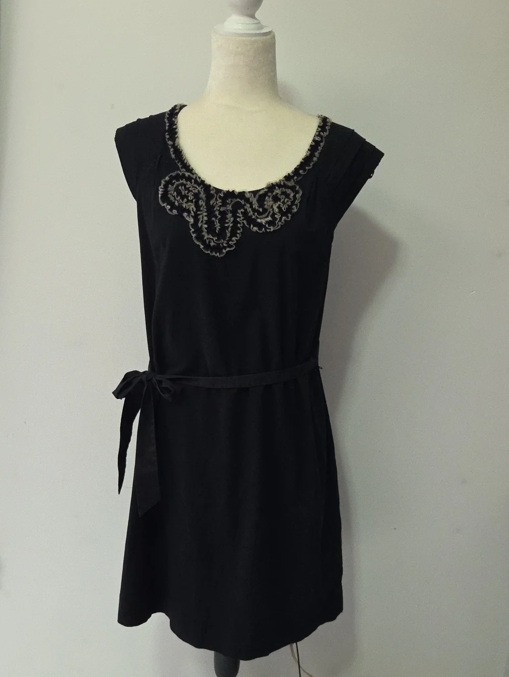 Merona Black Sleeveless Scoop-Neck Dress